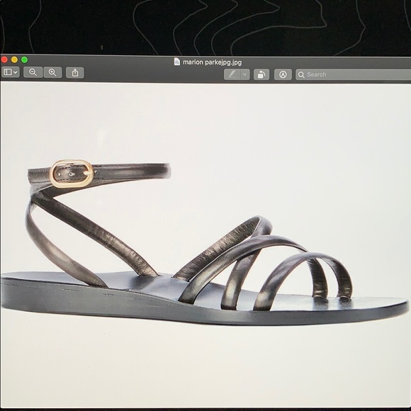 natalie martin Shoes - Marion Parke Jill Black Leather Sandal NEW size 6